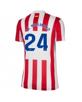 Billige Fotballdrakt Atletico Madrid Robin Le Normand #24 Replika Hjemmedrakt Dame 2025-26 Kortermet Billige Fotballdrakt Atletico Madrid Robin Le Normand #24 Replika Hjemmedrakt Dame 2025-26 Kortermet